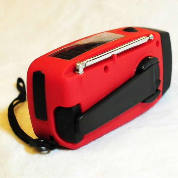 Solar hand crank USB charging radio flashlight - Image 10