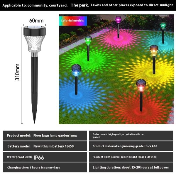 Solar Garden Outdoor Lawn Lamp - Image 4