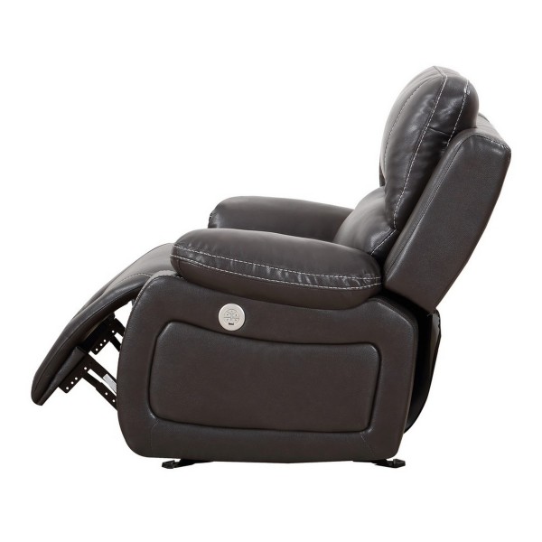 44″ X 40″ X 40″ Gray Power Reclining Chair